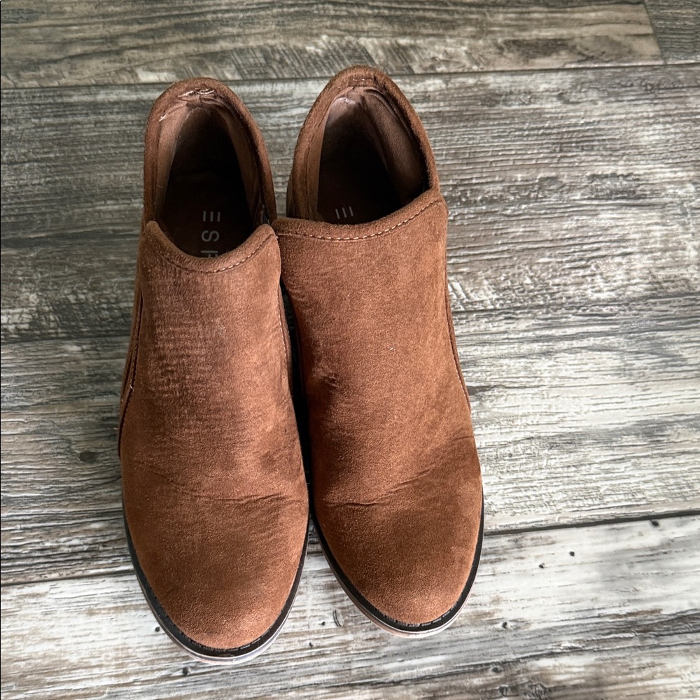 Esprit Women's Ankle Booties in Brown Suede - Picture 4 of 10